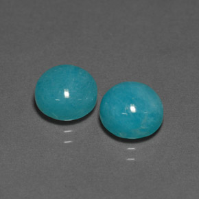 Achetez naturel ct Vert bleu Amazonite gems, Coupe roude, En provenance Brésil chez GemSelect. En stock, livraison internationale!