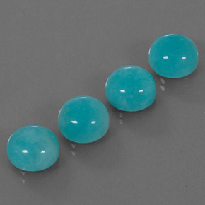 Achetez naturel ct vert bleu amazonite gems, coupe roude, en provenance brésil chez gemselect. en stock, livraison internationale!