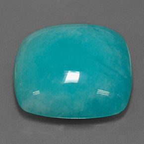 Amazonite Bleu vert naturelle Coupe coussin, 21.01 ct, Opaque