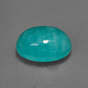 Amazonite Vert bleu naturelle Coupe ovale, 2.90 ct, Opaque