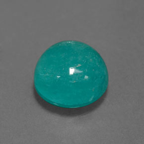Amazonite Vert bleu naturelle Coupe roude, 2.93 ct, Opaque