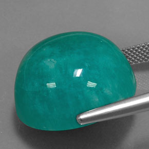 Amazonite Vert naturelle Coupe roude, 33.86 ct, Opaque