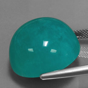 Amazonite Vert bleu naturelle Coupe roude, 32.85 ct, Opaque