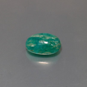 Amazonite Vert naturelle Coupe ovale, 2.50 ct, Opaque