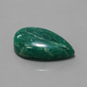 Amazonite Vert naturelle En forme de poire, 15.40 ct, Opaque
