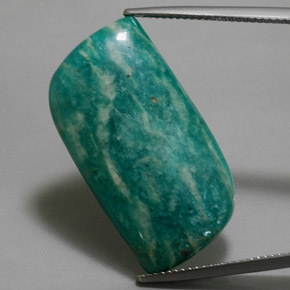 Amazonite Vert naturelle Forme fantaisie, 24.16 ct, Opaque