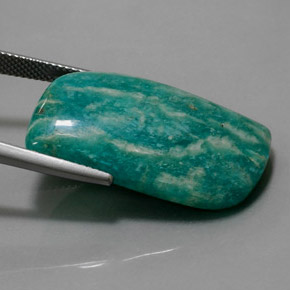 Amazonite Vert naturelle Forme fantaisie, 24.16 ct, Opaque