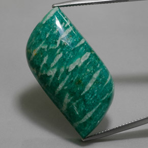 Amazonite Vert naturelle Forme fantaisie, 39.49 ct, Opaque