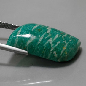 Amazonite Vert naturelle Forme fantaisie, 39.49 ct, Opaque