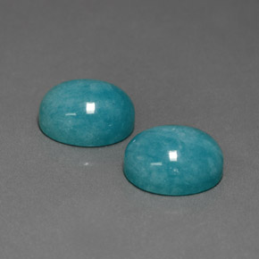 Achetez naturel ct Bleu vert Amazonite gems, Coupe ovale, En provenance Brésil chez GemSelect. En stock, livraison internationale!