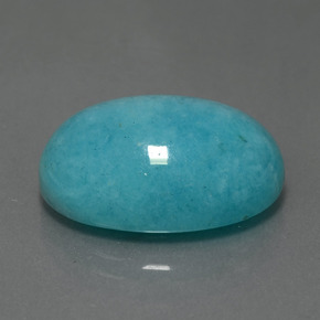 Amazonite Bleu vert naturelle Coupe ovale, 12.27 ct, Opaque