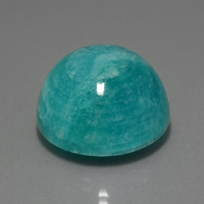 Amazonite Bleu vert naturelle Coupe roude, 33.83 ct, Opaque