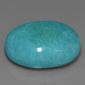Amazonite Vert bleu naturelle Coupe ovale, 78.55 ct, Opaque