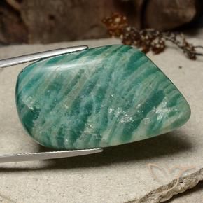 Amazonite Vert frais naturelle Fantaisie, 49.26 ct, Opaque