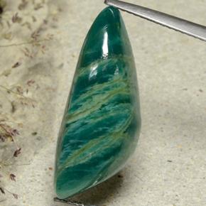 Amazonite Bleu vert naturelle Forme fantaisie, 12.05 ct, Opaque