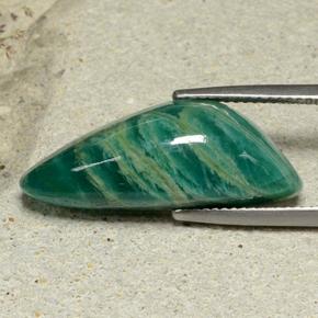 Amazonite Bleu vert naturelle Forme fantaisie, 12.05 ct, Opaque