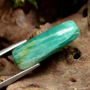 Amazonite Bleu vert naturelle Forme fantaisie, 7.33 ct, Opaque