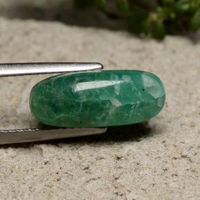 Amazonite Bleu vert naturelle Coupe ovale, 4.03 ct, Opaque
