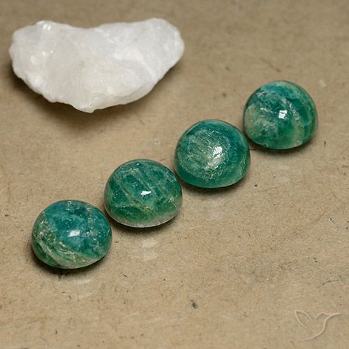 9.40ctw Naturel Vert frais Amazonite, Tour, Opaque