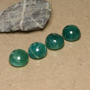 Achetez naturel 12.29ct Vert foncé Amazonite gems, Coupe roude, En provenance Madagascar chez GemSelect. En stock, livraison internationale!
