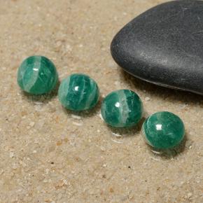 Achetez naturel 5,55ct vert moyen amazonite gems, coupe roude, en provenance madagascar chez gemselect. en stock, livraison internationale!