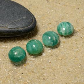 Achetez naturel 4,61ct vert amazonite gems, coupe roude, en provenance madagascar chez gemselect. en stock, livraison internationale!