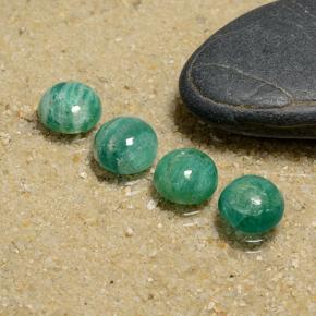 Achetez naturel 4,61ct vert amazonite gems, coupe roude, en provenance madagascar chez gemselect. en stock, livraison internationale!
