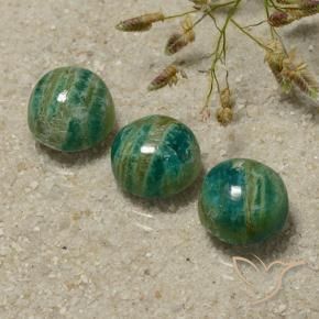 Shop natural 10.97ct Vert moyen-foncé Amazonite gems, Tour, from Madagascar at GemSelect. In stock, global shipping!