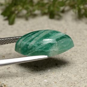 Amazonite Vert moyen-foncé naturelle Marquise, 6.08 ct, Opaque