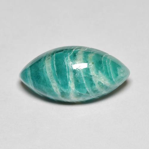Amazonite Vert pin naturelle Marquise, 6.66 ct, Opaque