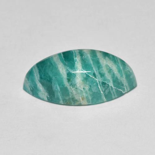 Amazonite Vert pin naturelle Marquise, 6.66 ct, Opaque