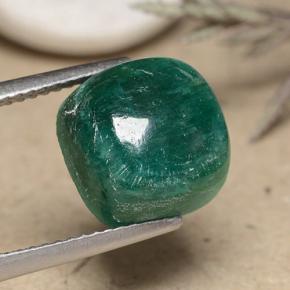 Amazonite Bleu vert naturelle Coupe coussin, 5.60 ct, Opaque
