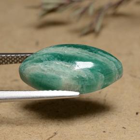 Amazonite Vert frais naturelle Marquise, 7.14 ct, Opaque