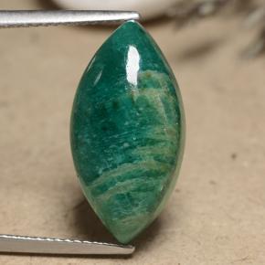 Amazonite bleu vert naturelle marquise, 9,42 ct, opaque