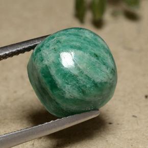Amazonite Bleu vert naturelle Coupe coussin, 6.90 ct, Opaque
