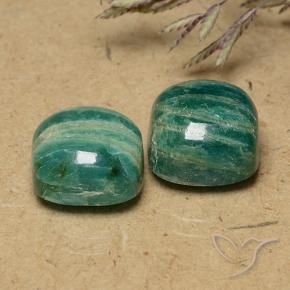 Shop natural 11.30ct Vert pin Amazonite gems, Coussin, from Madagascar at GemSelect. In stock, global shipping!