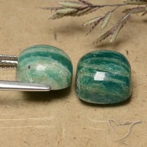 Shop natural 11.30ct Vert pin Amazonite gems, Coussin, from Madagascar at GemSelect. In stock, global shipping!
