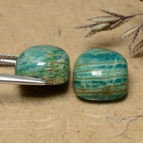 Shop natural 11.03ct Vert pin Amazonite gems, Coussin, from Madagascar at GemSelect. In stock, global shipping!
