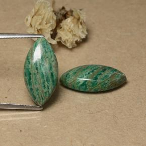 Achetez naturel 13.98ct Vert moyen Amazonite gems, Marquise, En provenance Madagascar chez GemSelect. En stock, livraison internationale!