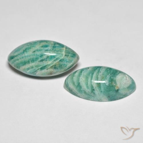 Shop natural 15.86ct Vert moyen Amazonite gems, Marquise, from Madagascar at GemSelect. In stock, global shipping!