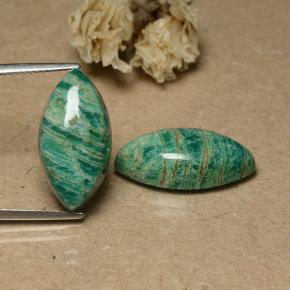 Achetez naturel 15.67ct Vert pin frais Amazonite gems, Marquise, En provenance Madagascar chez GemSelect. En stock, livraison internationale!