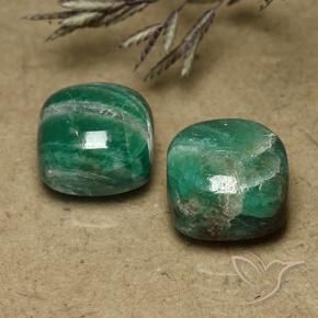 Shop natural 12.11ct Vert moyen Amazonite gems, Coussin, from Madagascar at GemSelect. In stock, global shipping!