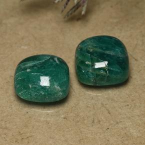 Achetez naturel 8.73ct Bleu vert Amazonite gems, Coupe coussin, En provenance Madagascar chez GemSelect. En stock, livraison internationale!