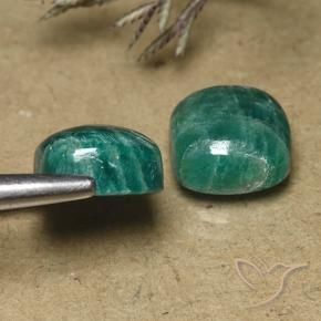 Shop natural 10.69ct Vert moyen-foncé Amazonite gems, Coussin, from Madagascar at GemSelect. In stock, global shipping!