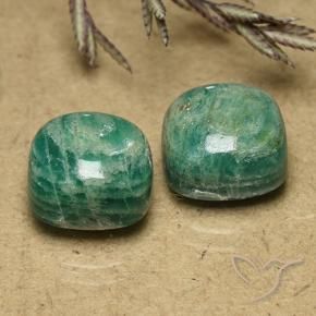 Shop natural 11.34ct Vert moyen Amazonite gems, Coussin, from Madagascar at GemSelect. In stock, global shipping!