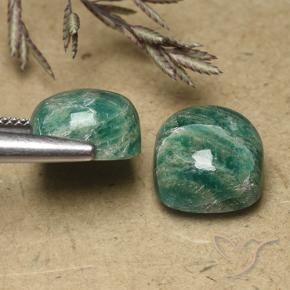 Shop natural 11.45ct Vert pin Amazonite gems, Coussin, from Madagascar at GemSelect. In stock, global shipping!