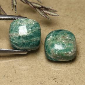 Achetez naturel 11,59ct vert amazonite gems, coupe coussin, en provenance madagascar chez gemselect. en stock, livraison internationale!