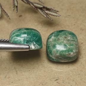 Achetez naturel 11,59ct vert amazonite gems, coupe coussin, en provenance madagascar chez gemselect. en stock, livraison internationale!