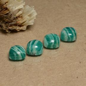 Achetez naturel 8,57ct vert amazonite gems, coupe coussin, en provenance madagascar chez gemselect. en stock, livraison internationale!