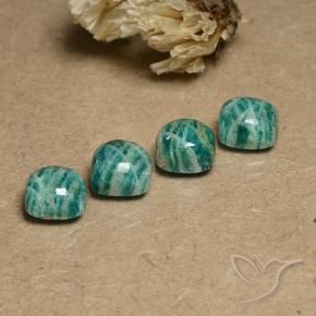 Shop natural 7.95ct Vert pin Amazonite gems, Coussin, from Madagascar at GemSelect. In stock, global shipping!